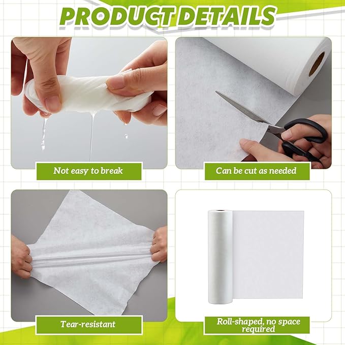 100 ft x 11 Inch Bird Cage Liner Disposable Cages Cushion Pad Mat Precut Absorbent Bird Cage Paper Large Parakeet Cage Liners Accessories for Pet Animal Bird Parrot (White)