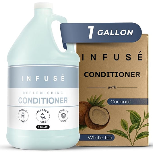 1-Shoppe All-in-Kit H2O Tropical Infuse Hotel Conditioner | 1 Gallon | For Hospitality & Vacation Rentals to Refill Dispensers | (Single Gallon)