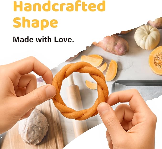 iPaw Turkey Dog Treats, All Natural Human Grade Dog Treat, Suitable for Training chew, US Sourced Raw Material, Hypoallergenic, Rawhide Alternative, Ring (Duck Liver)