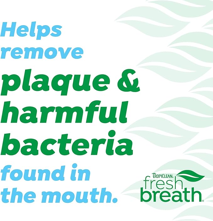 TropiClean Fresh Breath Cat Toothbrush and Toothpaste Kit, Cat Teeth Cleaning & Breath Freshener Solution, Complete Dental Care