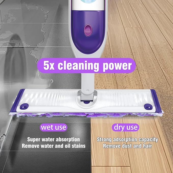 40 Count ‌Disposable Heavy-Duty Power Mop Pads Refills for Swiffer Power Mop,Replacement Floor Cleaning Refills, Non-Washable & Unscented, Compatible with Swiffer PowerMop (Quick-Absorb, No Residue)