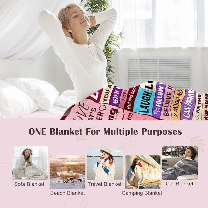 Daughter Gifts from Mom Dad - Daughter Birthday Gifts Unique - Birthday Gift for Daughters Adult - Christmas Valentines Mothers Day & Graduation Gift for Daughters - to My Daughter's Blanket 60"x80"