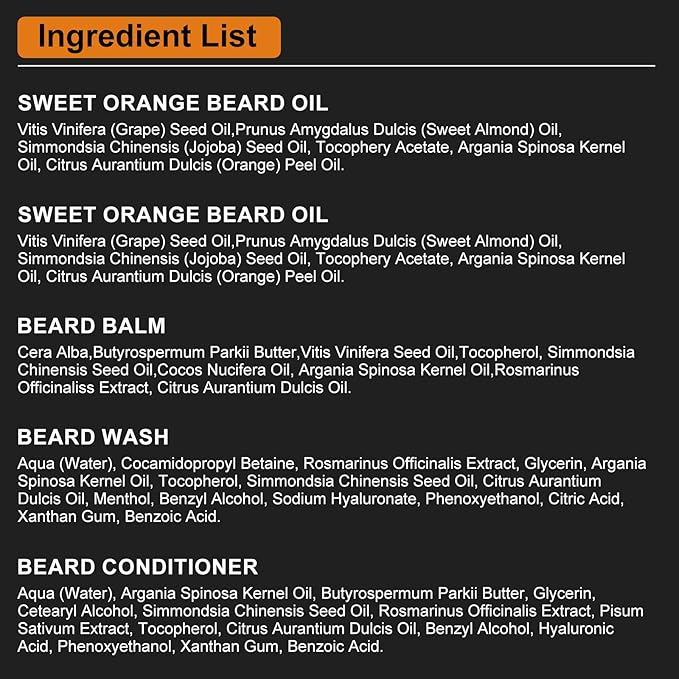 XIKEZAN Beard Kit for Mens Care & Grooming Sets with 2 Pack Beard Oils, Wash, Conditioner, Balm, Brush, Comb & Scissors, Birthday Gifts for Men Him,Valentines Christmas Gifts Mens Stocking Stuffers