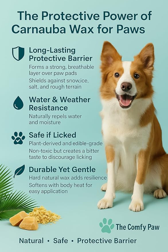 Dog Paw Balm & Moisturizer – Scent-Free Healing Cream | Lick-Safe & Lick Resistant, Natural Repair for Dry, Cracked Pads | Made in USA Paw Butter Protection for Winter, Hot Pavement & Year-Round Care