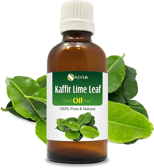 Kaffir Lime Leaf Oil (Citrus Hystrix) - Undiluted Uncut Essential Oil - Perfect for Aromatherapy - Therapeutic Grade - 30 ML