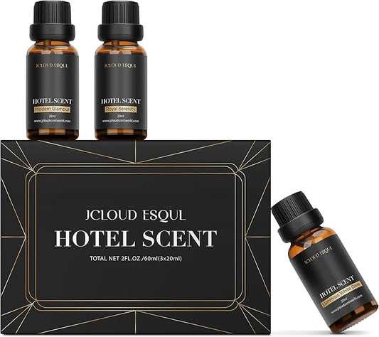 Hotel Diffuser Oil Gift Set | Top 3 Diffuser Oils Scents for Home Inspired by 5-Star Hotel Scents -Westin and W Hotels, Hotel Scent Essential Oil Blends, 3x20mL