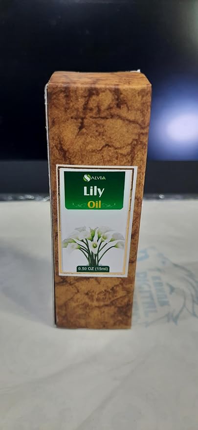 'Lily (Lilium Auratum) Essential Oil Pure and Natural Undiluted Uncut Oil | Use for Aromatherapy Scented Fragrance Oil | Therapeutic Grade (15 ML with Dropper)