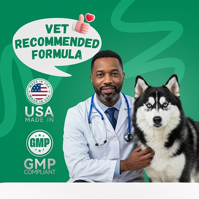 Furrolika Hip and Joint Supplement for Dogs – Made in The USA – Glucosamine, Chondroitin, MSM, Vitamin C – Chewable Joint Support for Mobility & Comfort – Beef Flavor – 60 Soft Chews