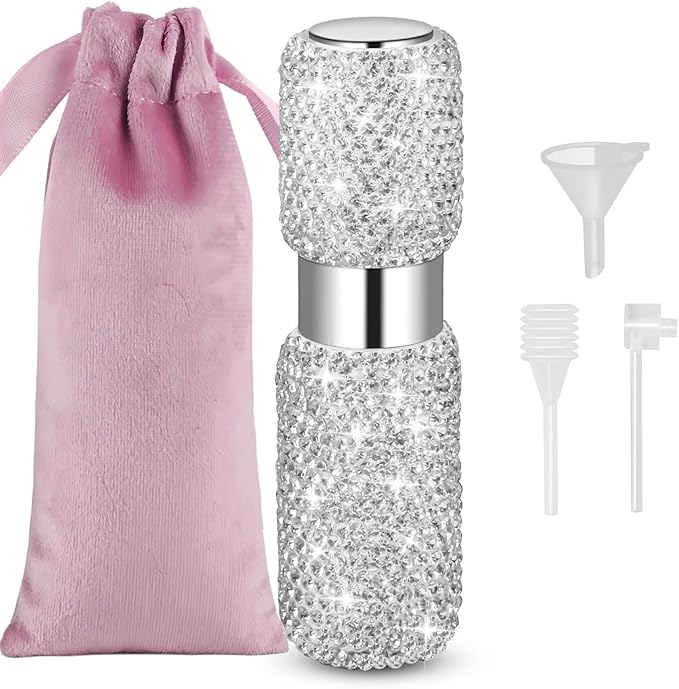 Portable 8ML Perfume Travel Refillable Bottle, Travel Size Perfume Refill Atomizer Bottle,Mini Spray Bottle Empty for Refill