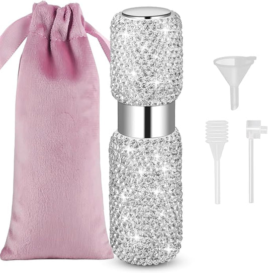 Portable 8ML Perfume Travel Refillable Bottle, Travel Size Perfume Refill Atomizer Bottle,Mini Spray Bottle Empty for Refill