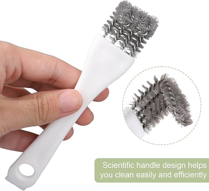 3pcs Bird Cage Cleaner Set, Bird Cage Long Handle Shovel Cleaner with Scraper Droppings Brush Tool for Small Animal Parakeet Parrot Hamster Pet Cages Cleaning Accessories