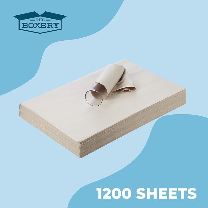 The Boxery Newsprint-Packing Paper Sheets for Moving (1200 Sheets) 15"x 20"|Wrapping Paper, Newsprint Paper, Shipping & Moving Supplies, Packing Materials, Paper Wrap