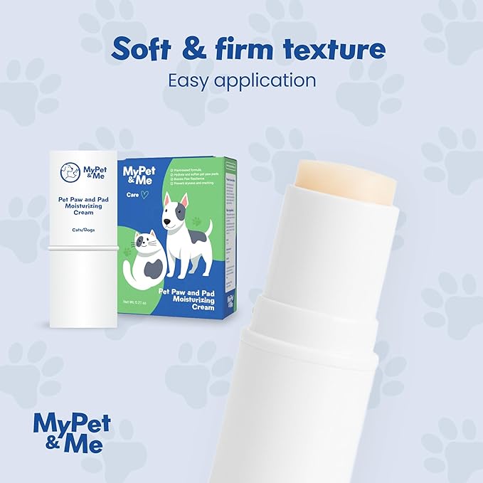 My Pet & Me Dog & Cat Paw and Nose Balm – 6g | Lick-Safe, Natural & Moisturizing Paw Balm for Dry or Cracked Pads | Gentle Nose & Paw Care