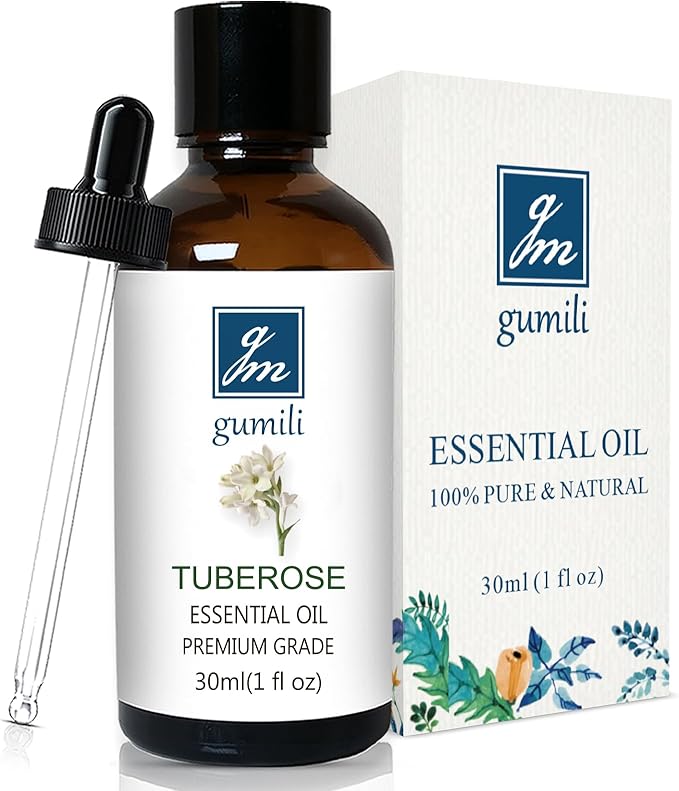 Tuberose Essential Oil, Home Fragrance Oil, Candle Scents Soy Wax Candle Making, Freshie Scents Oils for Soap, Dryer Balls, Diffusers, Laundry, Slime -1 oz /30ml