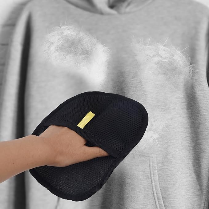 2pcs Pet Hair Remover Gloves, Washable and Reusable Electrostatic Grooming Gloves Cleaning Tool for Pet Room Clothing