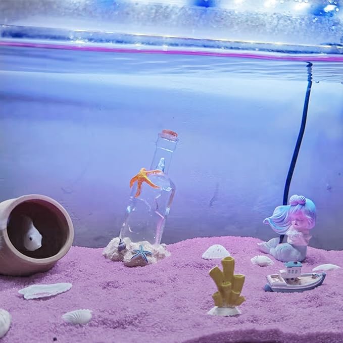 10 lbs Aquarium Pink Sand, 0.4-0.8 mm Decorative Sand for Aquarium, Fish Tank, Candle, Vase, Wedding Ceremony, Arts Crafts and Bowl Fillers