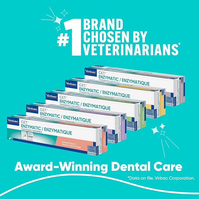 Virbac C.E.T. Enzymatic Toothpaste, Malt Flavor, 2.5 oz