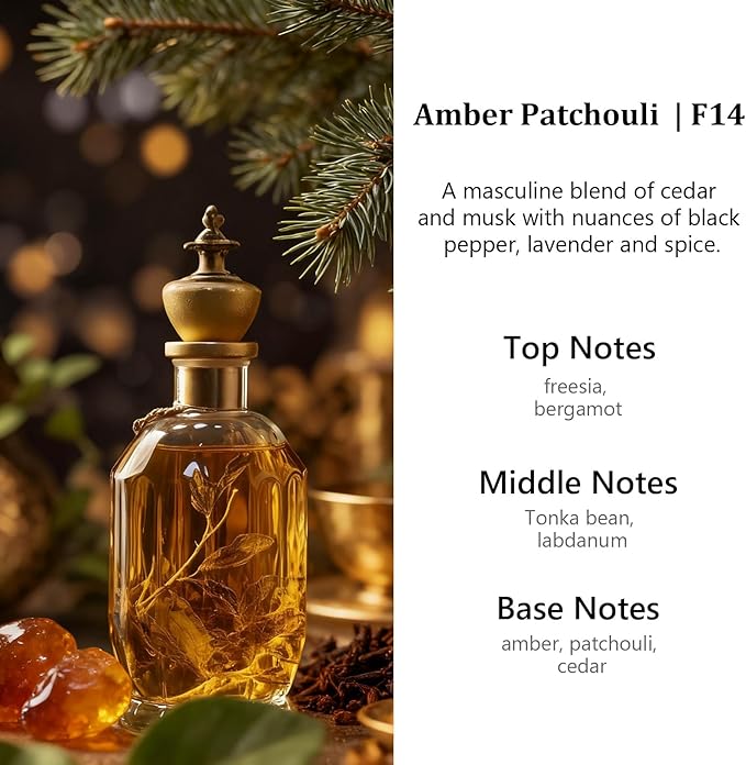 C Classy Car Air Freshener Hanging 2 Pack, Amber Patchouli Air Freshener Essential Oil Diffuser, Cute Car Accessories, Long-Lasting Fragrance, C ar air Fresheners for Women & Men Gift, Made in USA