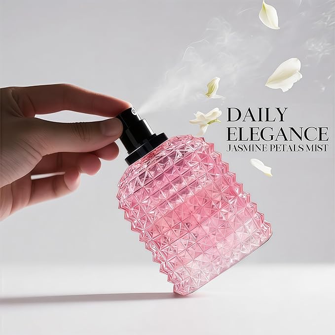 Women's Perfume Set - 2 Pack Eau de Parfum Spray 3.4 Oz Each | Floral Jasmine & Sweet Vanilla with Bergamot & Woody Notes | Long Lasting Original Scent Gift Set for Women (MilaWR&Luxurious)