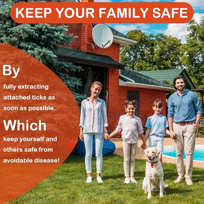 Remover Tool, Reliable Suitable for Pets, Animals, and Humans, Essential Tick Remover Tool for Portable Outdoor Living (3 Pack Green Red Blue)