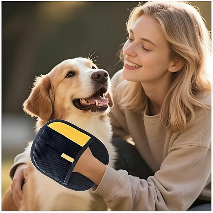 Pet Hair Removal Glove for Cats & Dogs, 2Pcs Newly Upgraded Electrostatic Pet Hair Remover Gloves, Reusable Magic Brush Pet Hair，Pet Hair Remover for Laundry, Sofas，Carpets，Clothing