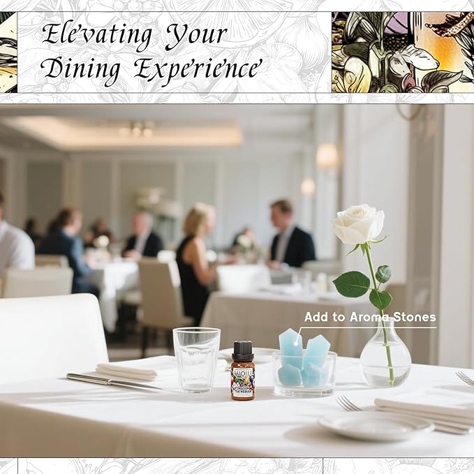 HIQILI Dragon Tea Nebula Diffuser Oil for Humidifiers & Aromatherapy, Inspired by Ar-mani The Yu.Long, Large Room & Office - 0.34 Fl Oz