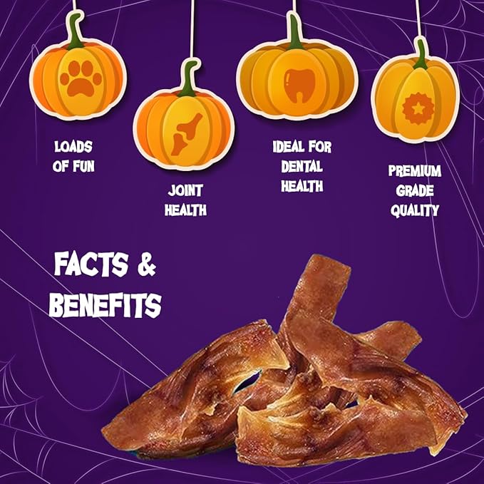 Jack & Pup Pig Ears Slivers (1lb) - Premium Natural Dog Chews, Pork Pig Ears, Healthy Dog Treats, Odor Free, Excellent Rawhide Alternative