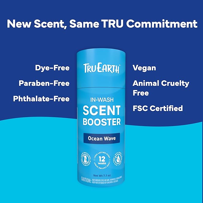 Tru Earth | Scent Booster | Ocean Wave | Odor Protection | 7.1oz