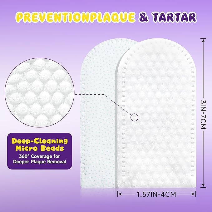 Dog Teeth Cleaning Wipes for Bad Breath – 50 Pcs,Dental Wipes for Dogs & Cats to Remove Plaque, Tartar & Freshen Breath,No-Rinse Toothpaste Alternative,Gentle Gum Care for Puppy, Adult & Senior Pets