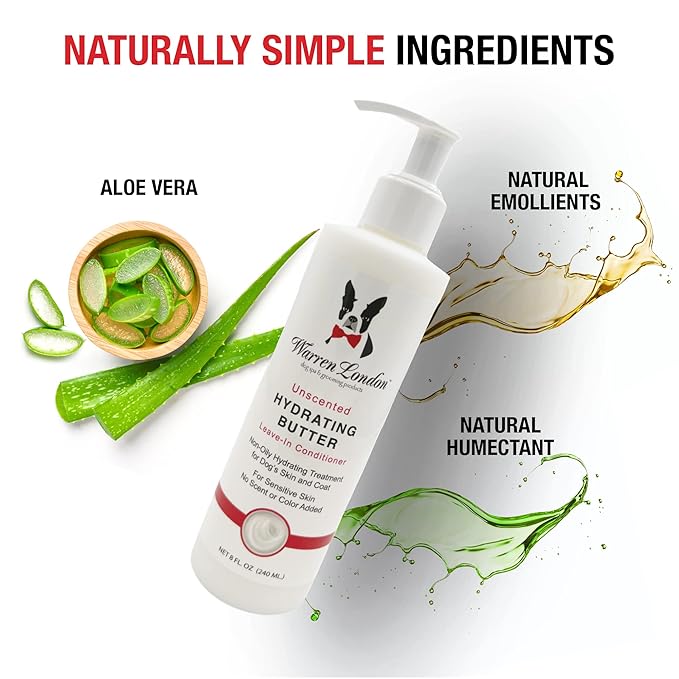 Warren London Puppy Gift Box - Complete Puppy Care Set - Includes Hydrating Butter, 2-in-1 Shampoo, Cologne, Grooming Bath Brush, Ear Cleaner and Nail File for New Pet Owners