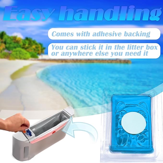 NewKe Universal Pet Deodorizer Gel for Self-Cleaning Cat Litter Box, Odor Deodorant Compatible with Traditional Cat Litter Box, Pet Odor Eliminator, Keep Home Fresh