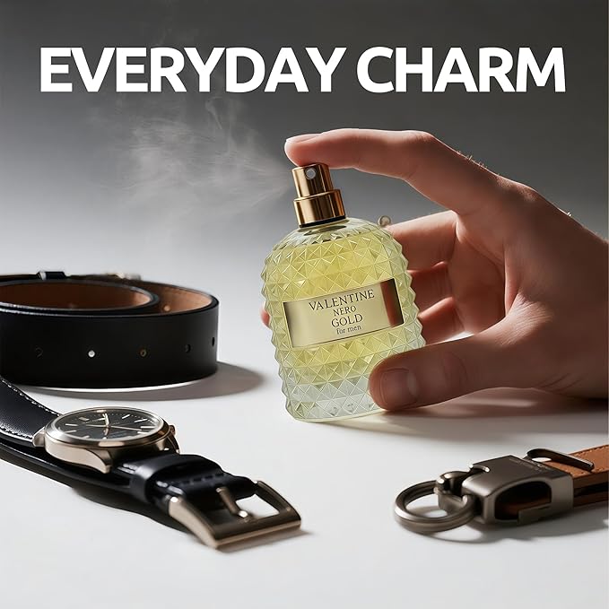 3Pack Men Colognes Gift Set Valentine Series Eau De Parfume Spray with Woody Floral & Fruity Scent Perfume Gift Set Day to Night Luxury Long Lasting Fragrances