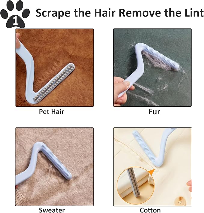 Wool Dryer Balls for Pet Hair Remover Organic Reusable Laundry Dryer Balls Pre-Wash Lint Remover for Dog/Cat Pet Hair Shaver for Laundry Hair Catcher for Washing Machine