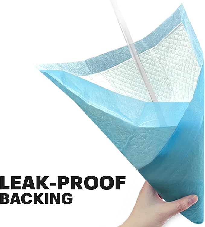 BV Small Puppy Pads 100 Count 17"x24" - Leak-Proof & Absorbent Pee Pads For Dogs with 6-Layer Design, Rapid Dry Sheet & Built-In Attractant - Dog Pad with Odor Control, Perfect for Puppies&Senior Dogs