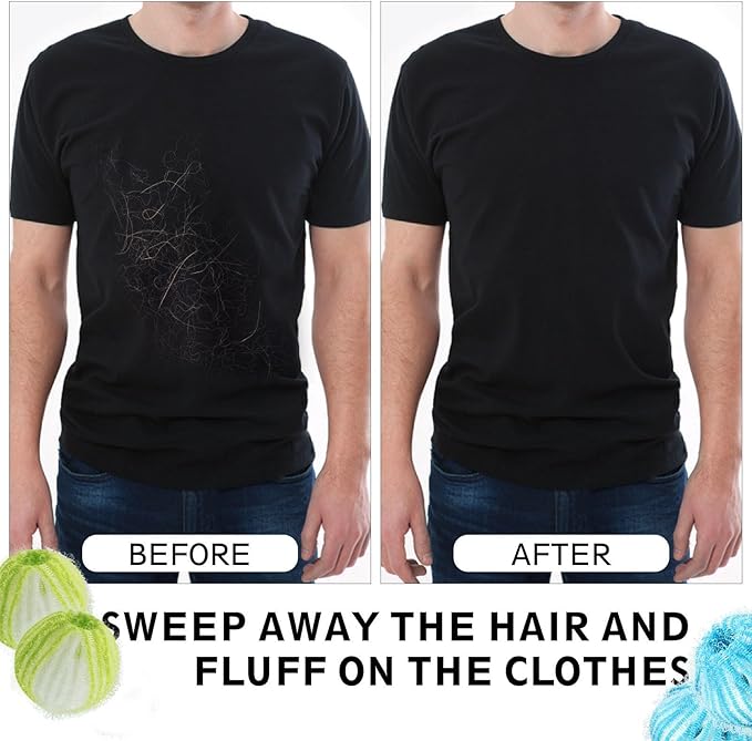 12Pcs Pet Hair Remover for Laundry,Reusable Laundry Lint Remover,Washing Machine Hair Catcher, Pet Dog Cat Hair Catcher Lint Remover