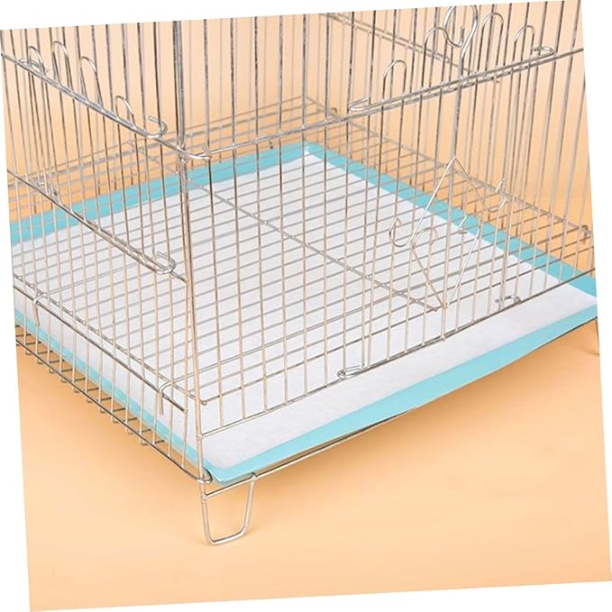 100Pcs Thick Disposable Bird Cage Liners Paper Pads Absorbent Parrot Cage Liner for Easy Cleaning and Hygiene Maintenance