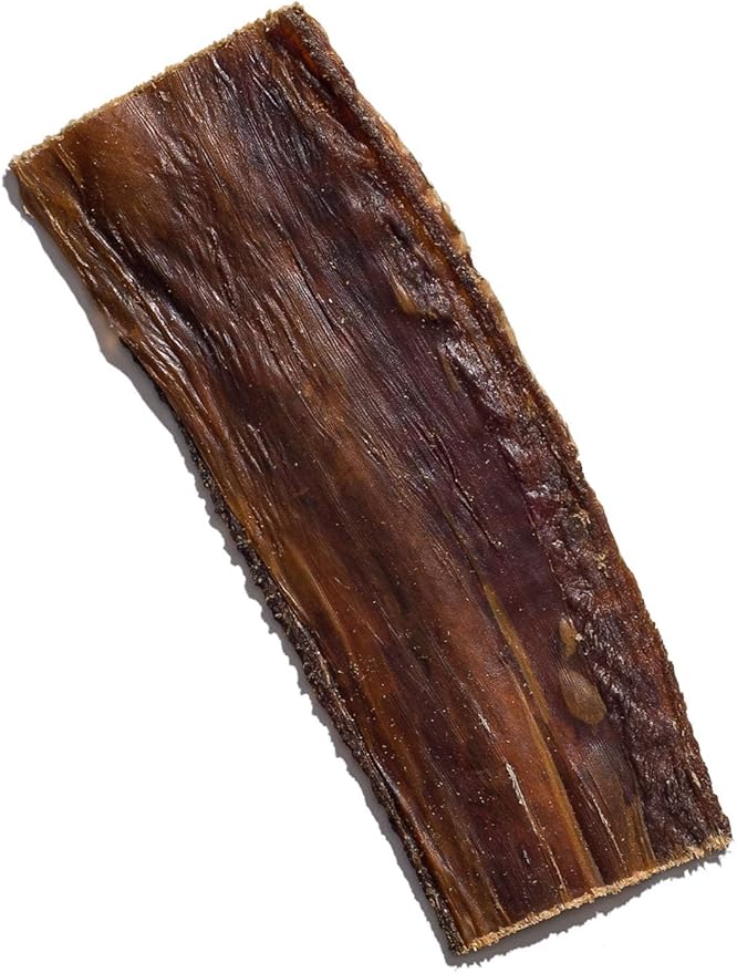 Jack&Pup Gullet Jerky | 6" Beef Gullet Jerky Chew for Small Dogs | Single Ingredient Dog Treats with Glucosamine for Natural Joint Support (25 Pk)