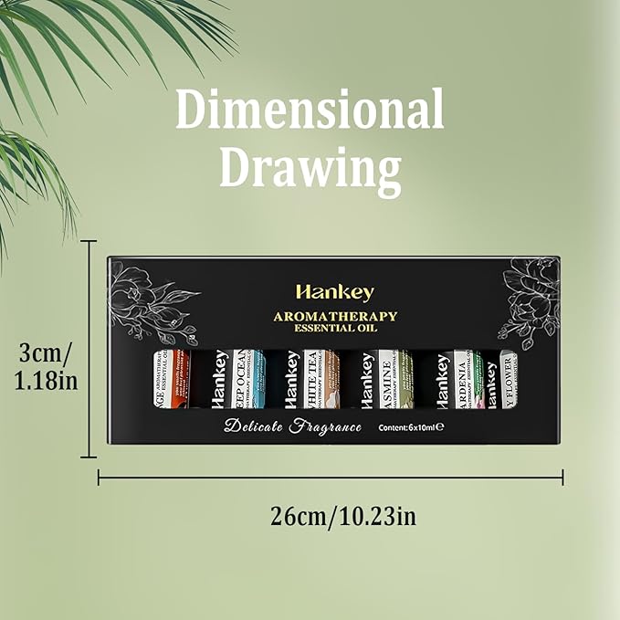 Luxury Essential Oils Set 18x10ml - 18 Blends for DIY, Gifts & Aromatherapy at Home