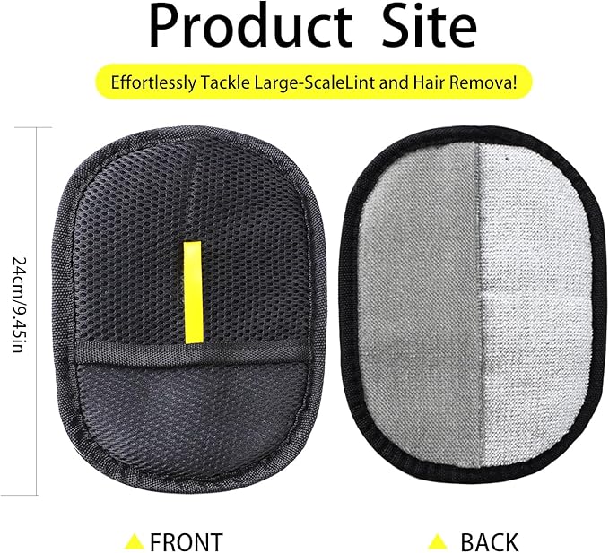 3-Pack Pet Hair Remover Brushing Gloves – Remove Fur from Clothing, Furniture, Car Seats, Bedding & Upholstery