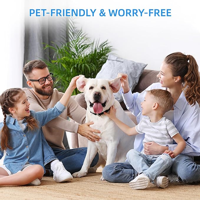 6 PCS Pet Hair Remover for Laundry – Effectively Removes Fur, Lint & Dander – Reusable, Eco-Friendly Laundry Pet Hair Catcher – Gentle on Clothes, Protects Machine, Easy to Use & Clean (Blue)