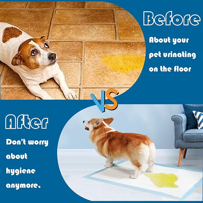 100 Count Dog Pee Pads Extra Large,36"x36"Pee Pads for Dogs Absorbent & Leak-Proof,Disposable Pet Training and Puppy Pads for Cats Dogs Rabbit