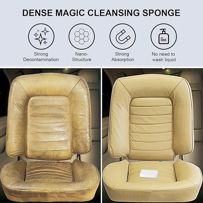 50 Pack Extra Thick Multi-Purpose Melamine Sponge,Magic Sponge Eraser,Household Extra Large Melamine Cleaning Pads No Scratches Cleaning Sponge,Floo,Bathroom,Kitchen