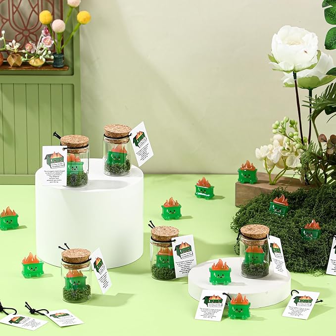 20 Sets Emotional Encouragement Support Gifts Bulk Team Building Positive Affirmation Thank You Gift with Inspirational Cards Desk Luminous Dumpster Gifts for Christmas Employee Staff Team