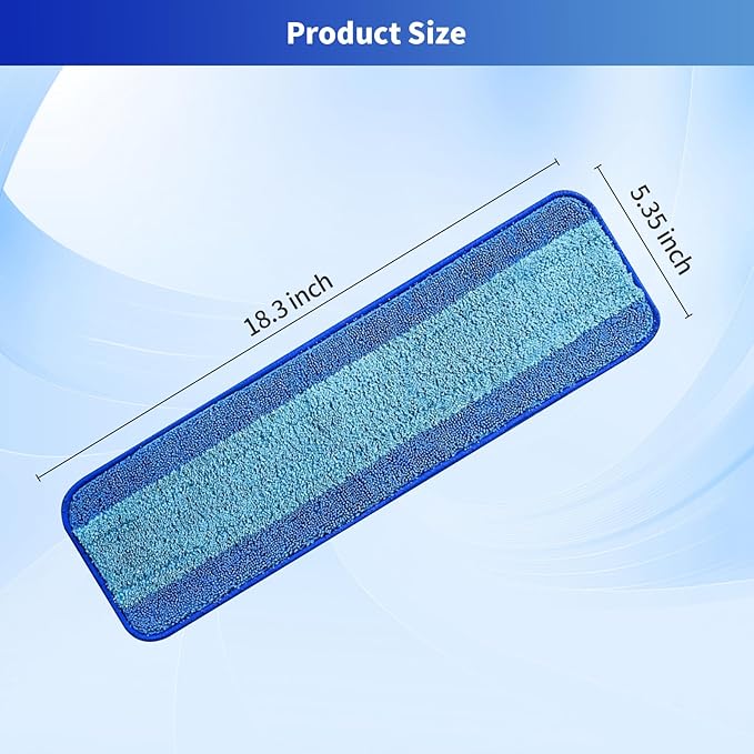 15 Pack Microfiber Cleaning Pads for Bona Family of Mops,Washable & Reusable Mop Pads Refill Replacement Safe for Hardwood and Multi-Surfac Floors Have Super-Absorbent