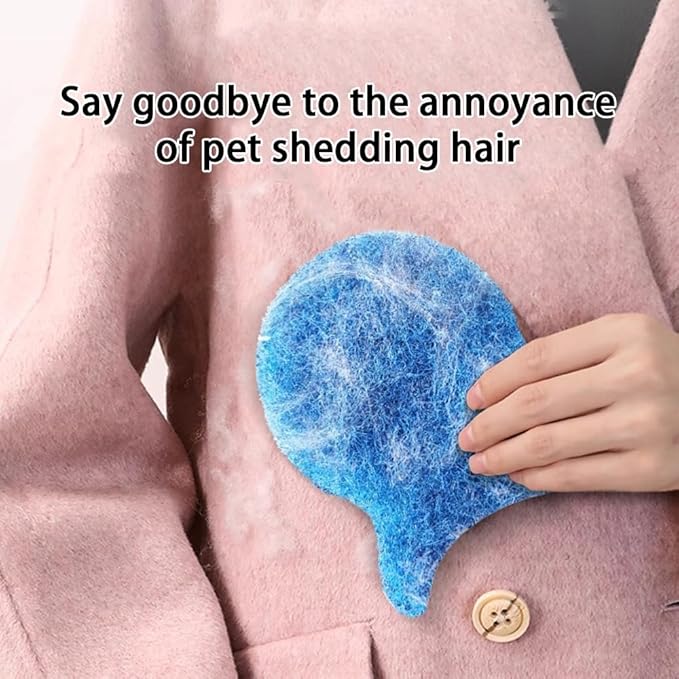 4 PCs Pet Hair Remover for Washing Machine, Reusable Pet Hair Remover for Laundry, Non Toxic Dog Hair Catcher for Washer, Bedding, Clothes (Blue)