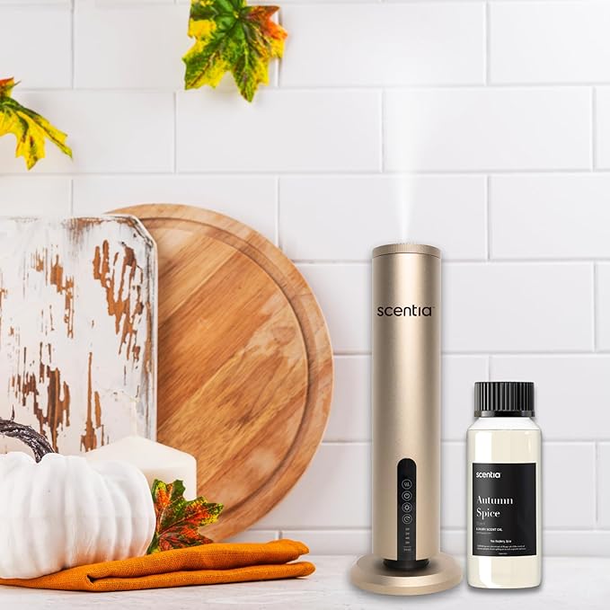 Scentia Autumn Spice Essential Oil Blend – 120ml Fall Diffuser Oil with Pumpkin Spice Notes | Home, Halloween & Thanksgiving Décor | Aromatherapy, Candle & Soap Making