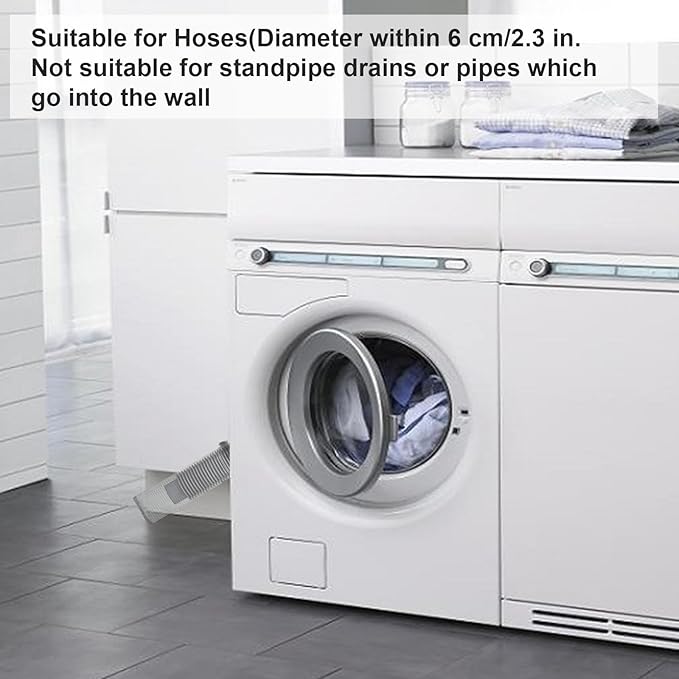 72 Pcs Stainless Steel Lint Traps for Washing Machine, Silver Laundry Mesh Washer Drain Hose Filter Snare with 72 Pcs Cable Ties