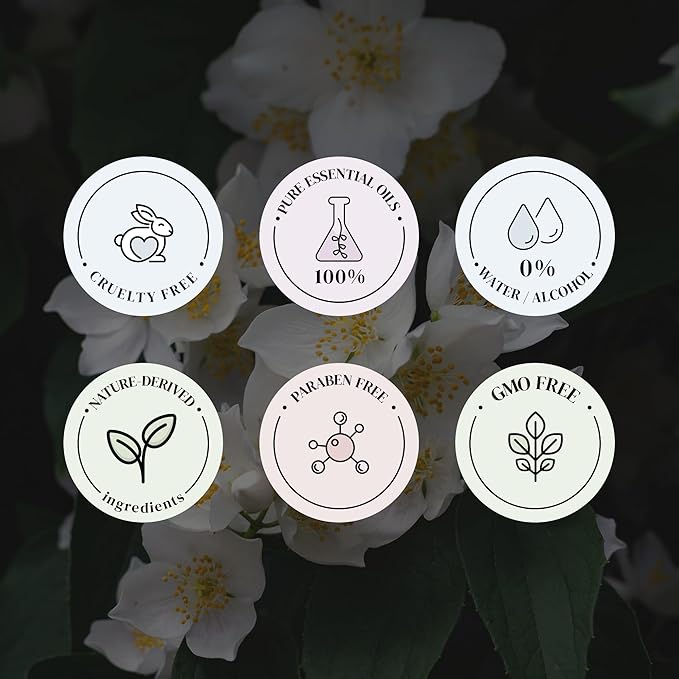 Jasmine Delight Essential Oils for Diffusers for Home, Nature-derived Jasmine Essential Oil, Long-Lasting & Family-Friendly Diffuser Oils Scents, IFRA Certified, Cold Air & Ultrasonic – 4oz