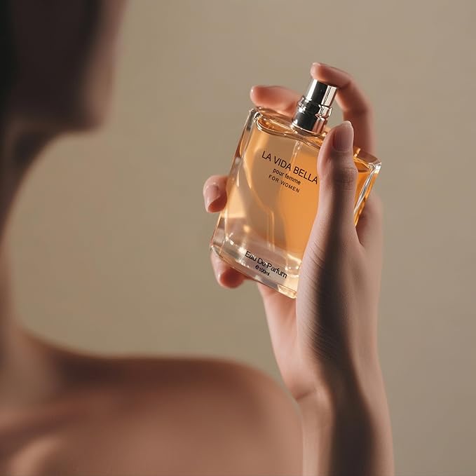 4PCS Perfume Set for Women Fragrance Gift Set with Vanilla,Sweet Fruity Eau De Parfume| 3.4 Fl Oz Each(La Vida Bella,La Vida Bella Ext,Valentine Pink,Romance)