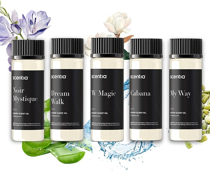 My Way Hotel Diffuser Oil | Aromatherapy Fragrances Inspired by 5-Star Hotels | Luxurious Scents Gift Set-5x20ml Bottles Set-The 1 Hotel Miami Beach & 5-Star Hotels - Thanksgiving & Holiday Gift